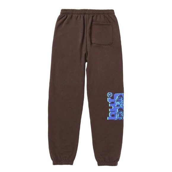 Huf Unsung Crew Womens Vintage Brown + Blue Sweatpants - Picture 7 of 8